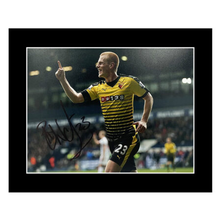 Signed Ben Watson Photo Display - 10x8 Watford Autograph