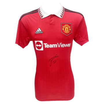 Signed Diogo Dalot Shirt - Manchester United Icon