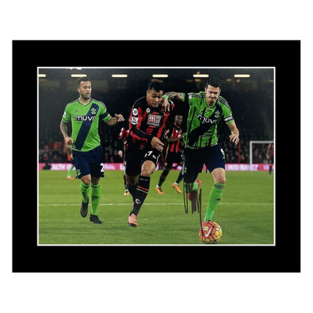 Signed Joshua King Photo Display - 10x8 Bournemouth Autograph