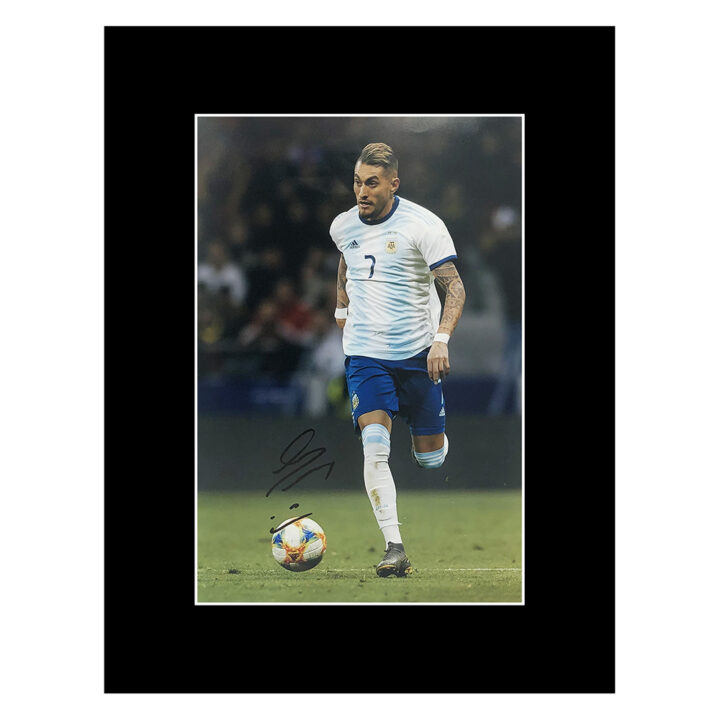 Signed Roberto Perrerya Photo Display - 16x12 Argentina Icon Autograph