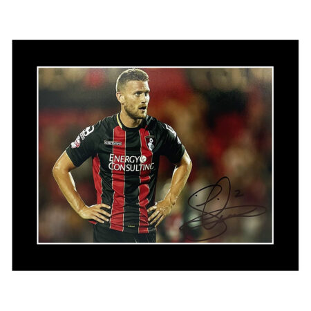 Simon Francis Signed Photo Display - 10x8 Bournemouth Icon