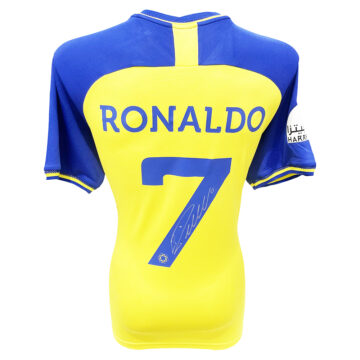 Signed Cristiano Ronaldo Shirt - Al Nassr FC Icon