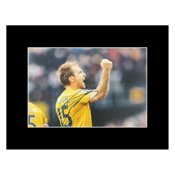 Autograph Craig Dawson Photo Display 16x12 - Wolves Icon