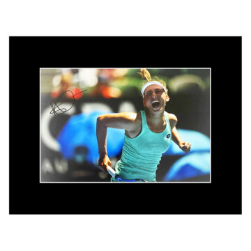 Autograph Elise Mertens Photo Display 16x12 - Tennis Icon