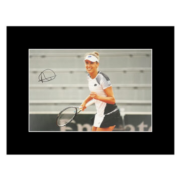 Elise Mertens Autograph Photo Display 16x12 - Tennis WTA Tour