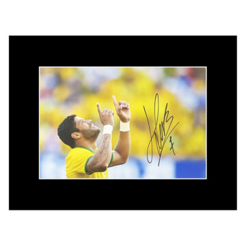 Hulk Autograph Photo Display 16x12 - Brazil Icon