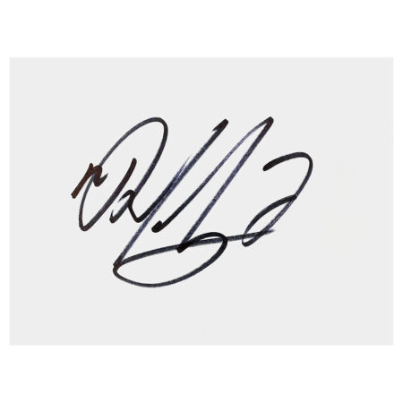 Signed Mark Duffy White Card - Sheffield United Autograph