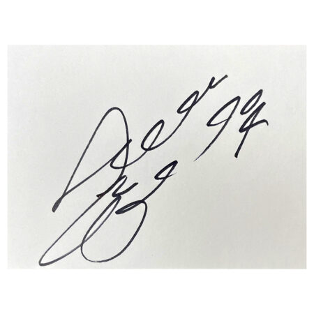 Signed Steven Caldwell White Card - Birmingham City Autograph