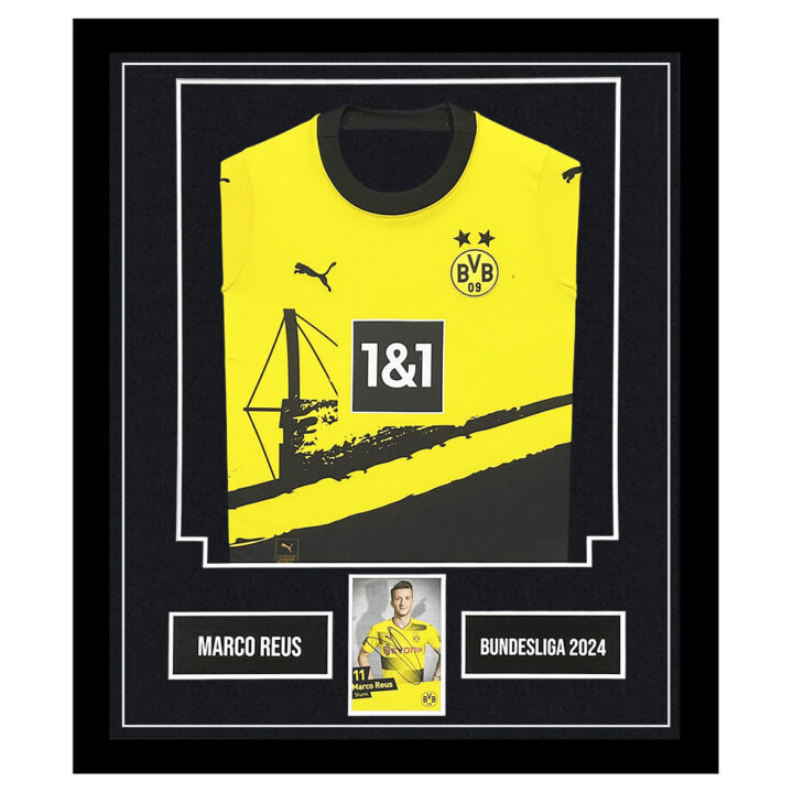 Marco Reus Signed Framed Display Shirt - Bundesliga 2024