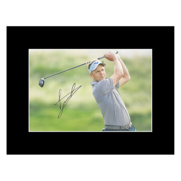 Luke Donald Autograph Photo Display 16x12 - Golf Icon