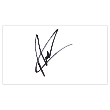 Signed Aaron Kuhl White Card - Reading Autograph