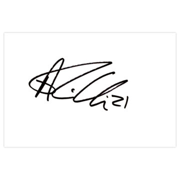 Signed Adam Collin White Card - Rotherham United Autograph