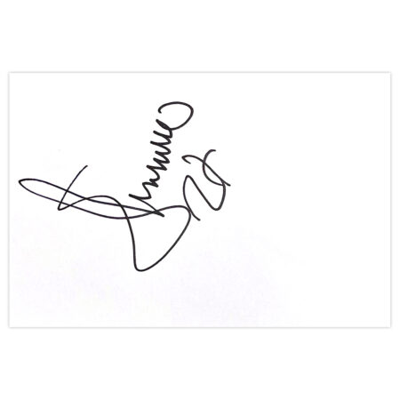 Signed Ahmed Elmohamady White Card - Aston Villa Autograph