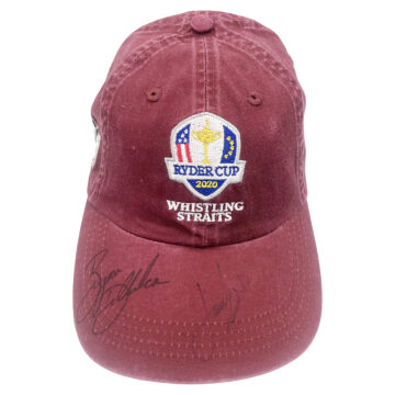 Signed Bryson DeChambeau & Jordan Spieth Cap - Ryder Cup Winners 2020