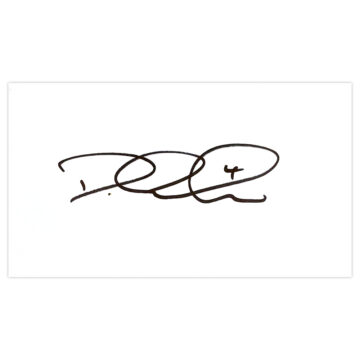 Signed Dan Gosling White Card - Bournemouth Autograph
