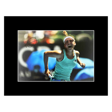 Signed Elise Mertens Photo Display 16x12 - Tennis Icon