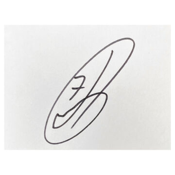 Signed James Henry White Card - Millwall Autograph