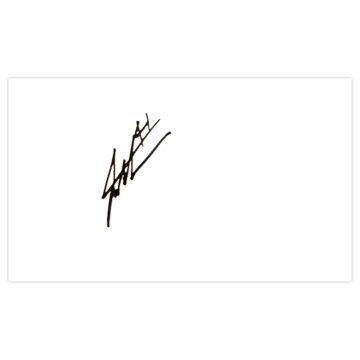 Signed Jonny Maddison White Card - Sunderland Autograph