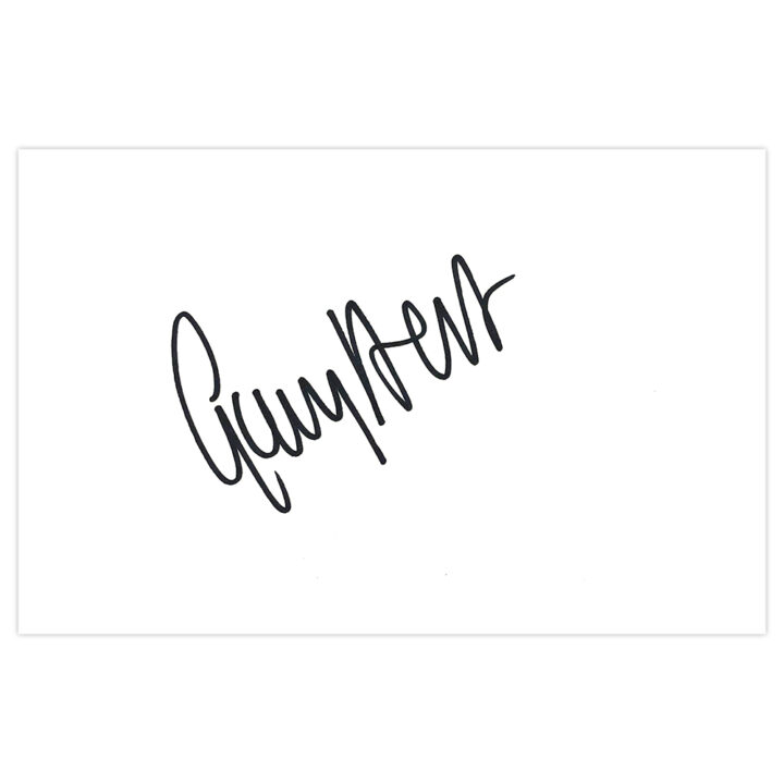 Gary Holt Signed White Card - Norwich City Autograph