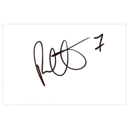 Signed Paul Coutts White Card - Sheffield United Autograph