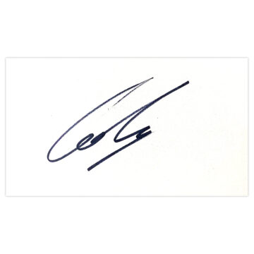 Nicolas Colsaerts Signed White Card - Golf Autograph