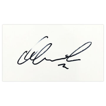 Signed Almen Abdi White Card - Watford FC Autograph