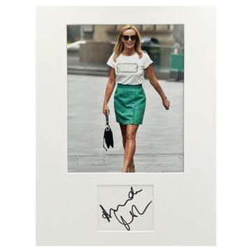 Signed Amanda Holden Photo Display - 16x12 TV Icon