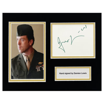 Signed Damien Lewis Photo Display - 12x8 TV Icon