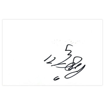 Signed Darren Pratley White Card - Bolton Wanderers Autograph