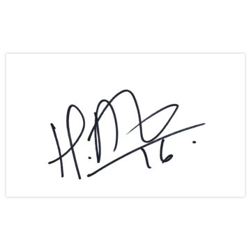 Signed Hope Akpan White Card - Reading Autograph