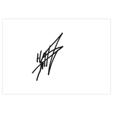 Signed Jeremy Helan White Card - Sheffield Wednesday Autograph