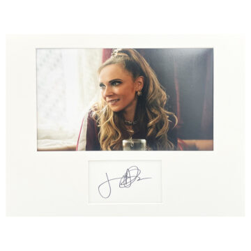 Signed Juno Temple Photo Display - 16x14 TV Icon