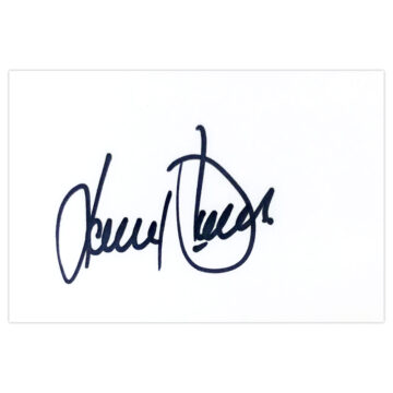 Signed Lance Klusener White Card - South Africa Cricket Autograph