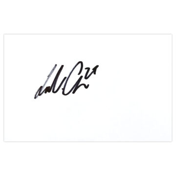 Signed Lasse Vigen Christensen White Card - Fulham Autograph