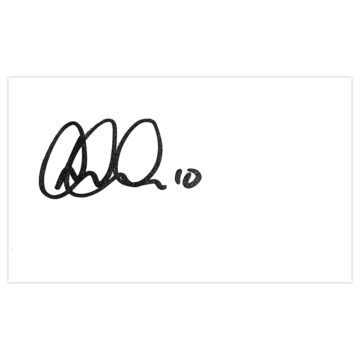 Signed Lewis McGugan White Card - Watford Autograph