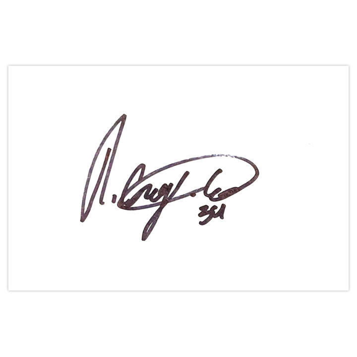 Signed Reece Grego-Cox White Card - Republic of Ireland Autograph