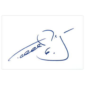 Signed Thomas Rogne White Card - Wigan Athletic Autograph