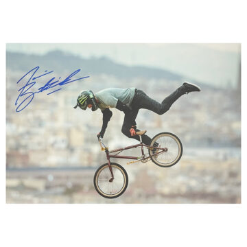 Signed Jamie Bestwick Poster Photo - 18x12 BMX Autograph