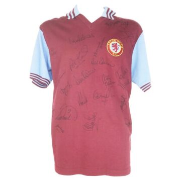 Signed Aston Villa Shirt – Fully Autographed Champions 1981 Jersey