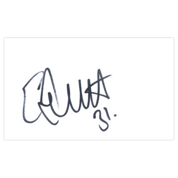 Signed Elliott Bennett White Card - Norwich City Autograph