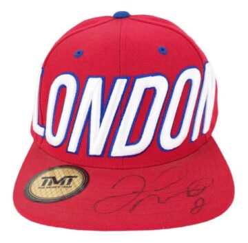 Signed Floyd Mayweather Boxing Flat Cap – TMT World Champion Autograph