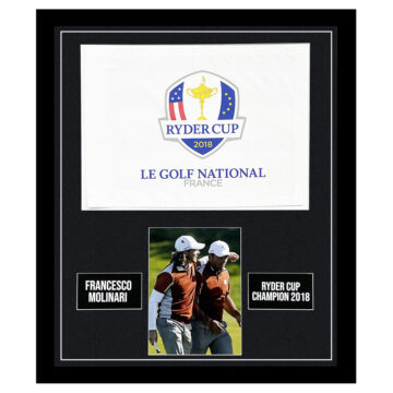 Signed Francesco Molinari Framed Display - Ryder Cup Champion 2018