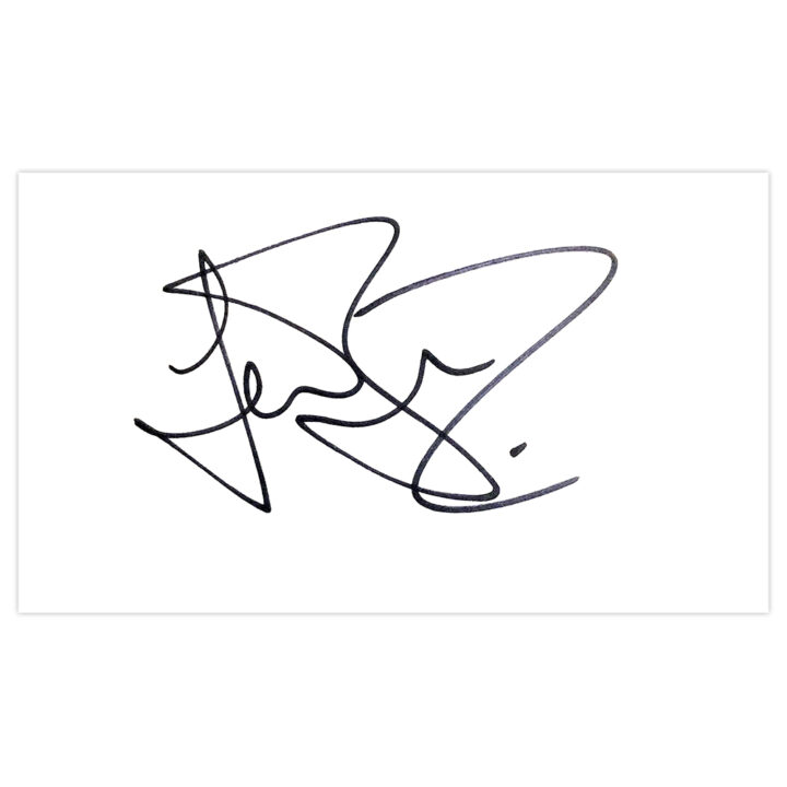 Signed Ian Bennett White Card - Birmingham City Autograph