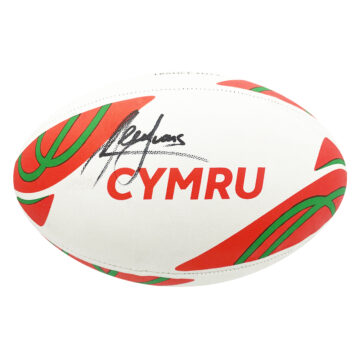 Signed Ieuan Evans Rugby Ball - Wales Autograph