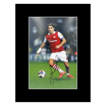 Signed Matty James Photo Display - 16x12 Bristol City Autograph