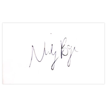 Signed Nicky Boje White Card - South Africa Cricket Autograph