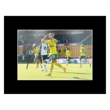 Signed Przemyslaw Placheta Photo Display 16x12 - Norwich City Icon Autograph