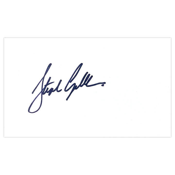 Signed Stephen Gallacher White Card - Ryder Cup Winner 2014