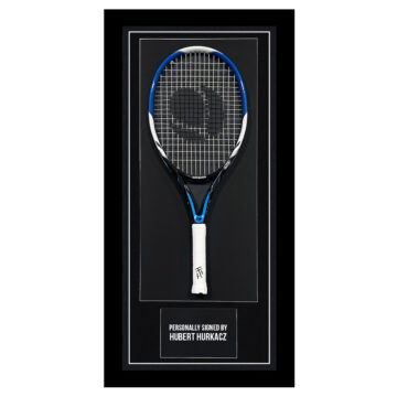 Framed Hubert Hurkacz Signed Racket - Tennis Icon Autograph