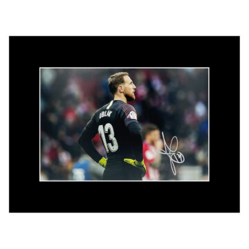 Jan Oblak Signed Photo Display - 16x12 Atletico Madrid Icon